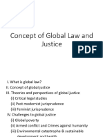 Concept of Global Law and Justice