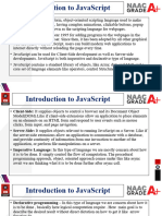 Introduction To JavaScript