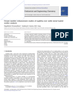 2013 - JIEC - Octane Number Enhancement Studies Over Noble Metal Loaded Zeolite Catalyst