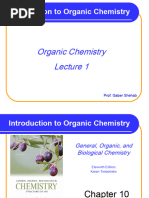 Organic Chemistry Lecture 1 2023