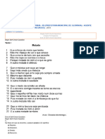 Prova - Prefeitura de Glorinha - RS Agente Fiscal - Legalle 2019 - Provas Online