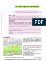 Hemodynamic Effects of Positive End Expiratory.142