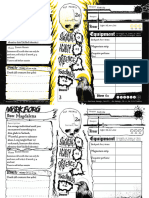 Mork Borg English Character Sheets Fillable