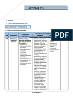 2°grado - Actividad Del 15 de Diciembre