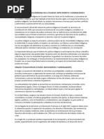 El Sistema de Justicia Indígena en El Ecuador