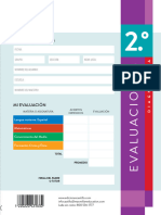 Examen Diagnóstico Segundo Grado Primaria