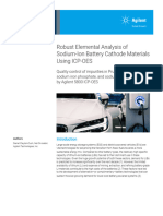 An Na Ion Cathode Contaminants Icp Oes 5994 7013en Agilent