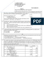 Sample Paperpre Board II Acct 2324-2