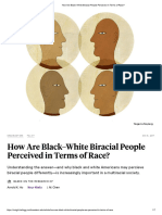 How Are Black-White Biracial People Perceived in Terms of Race