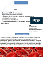 Presentation On Anaemia