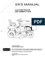 ROPER12HPLAWNTRACTORLT120CROWNERSMANUAL