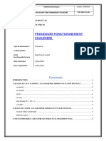 PR-ORAWA.102 Procedure Fonctionnement Chaudiere