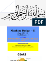 Lecture Design of Spur Gear