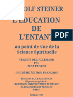 L'éducation de L'enfant - Rudolf Steiner