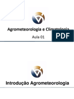 Agrometeorologia e Climatologia: Aula 01