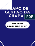 Plano de Gestão - CHAPA - Geraldo Brasileiro