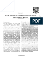 Social Structure, Stratification and Social Processes in Society