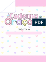 Caderno de Orações - A5