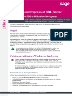 FT Sage 100cloud v5 Authentification Sso Et Workgroup 0