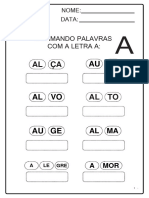 Formando Palavras