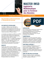 Master Mathematiques Parcours Imsd