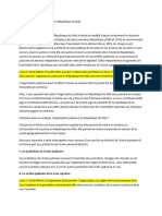 1) Organisation Judiciaire en République Du Mali