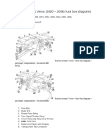 Toyota Avensis Verso 2000 - 2006 Fuse Box Diagrams