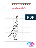 Hoja de Trabajo Del Folleto de Simetria Navidena