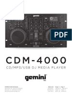 Gemini CDM 4000 Manual