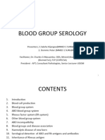 Blood Group Serology