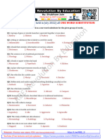 ONE WORD SUBSTITUTION SSC MTS 2021-22 Compilation - RBE