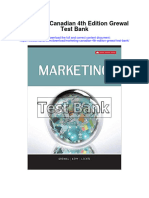 Marketing Canadian 4th Edition Grewal Test Bank