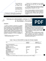 Informes de Enfermedades Crónicas en El Boletín Semanal de Morbilidad y Mortalidad'