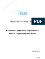 EFDA - Guidelines For IVD Registration Requirements