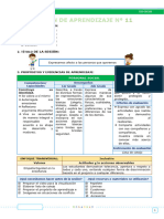 Sesiones de Aprendizaje - EDA I Semana 3 - Editora Quipus Perú