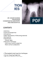 Obturation and Its Techniques