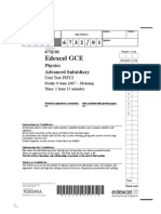 Edexcel A-LEVEL PHY2 June 2007 QP