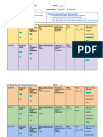 Weekly Physical Activity Log