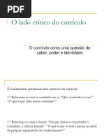 O Lado Critico Do Curriculo