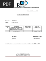 Facture Proforma ETIC