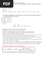 Matemática - Radicales