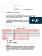 Informe Psicométrico Alexander Jiménez