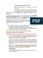 Derecho Procesal Constitucional - Fase I