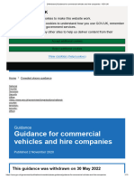 (Withdrawn) Guidance For Commercial Vehicles and Hire Companies - GOV - UK