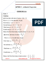 RS Aggarwal Class 11 Solutions Chapter-11 Arithmetic Progression