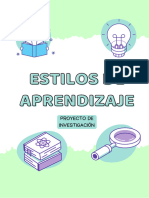 Proyecto de Investigación Estilos de Aprendizaje