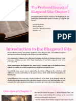 The Profound Impact of Bhagavad Gita Chapter 5