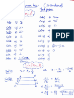 Answer Key Standard Mock Paper