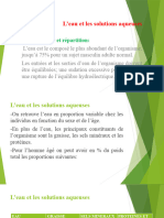 Leau Et Les Solutions Aqueuses