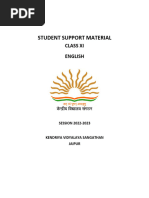 Class Xi - Student Support Material